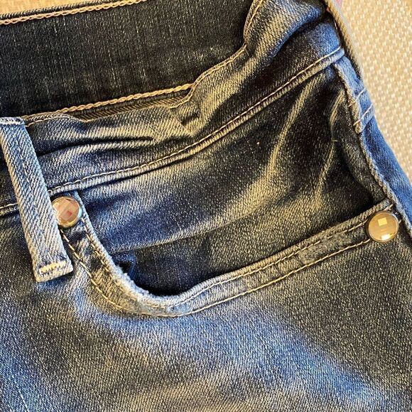 True Religion rhinstone Straight leg stretch flap pocket 30 - Picture 4 of 14